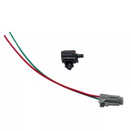 1/2/4 Set 96985-3X000 Ambient Air Temperature Sensor with Connector Pigtail Harness - Compatible with Some Hyundai and Kia Vehicles Model Replace 96985-2D000 (Sensor&Connector,1)