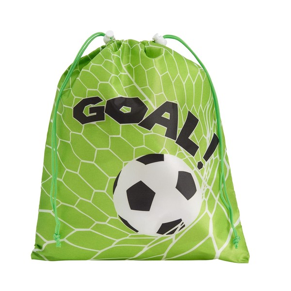 BLUE PANDA Soccer Party Drawstring Favor Bags (12 x 10 in, 12 Pack)