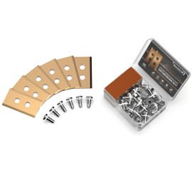 Domar - Durable robotic lawnmower blade suitable for Worx Landroid incl. screws I Improved robot mower especially for lawnmower, Landxcape, Einhell (Mammotion)