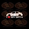 Isakson Designs I Love My Neon SRT4 Decal Sticker Lowered