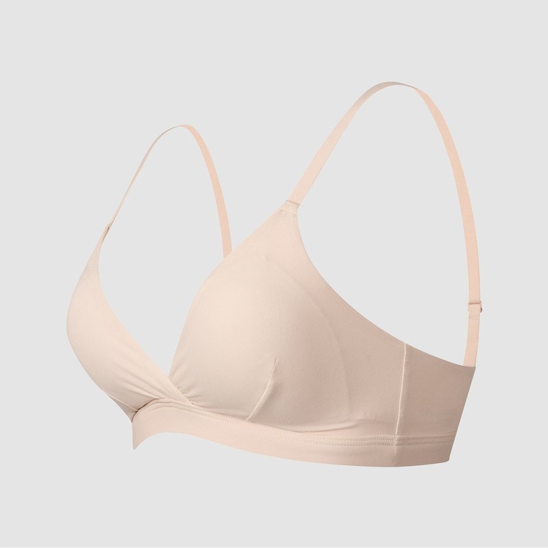 JAJU [JAJU] Women's 720-Degree Stretch Butter Bralette_Beige
