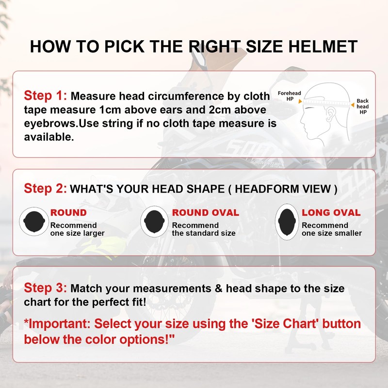 TRIANGLE Dual Sport Motorcycle Helmet Dirt Bike Helmets ATV Full