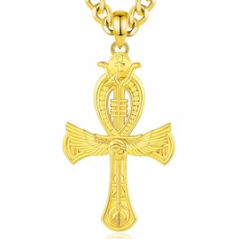 INFUSEU St Christopher / St Michael / St Benedict / Holy / Virgin Mary Medal Jesus Cross 7 Archangel Seal 925 Sterling Silver Pendant for Men Women Sacred Religious Amulets, Sterling Silver