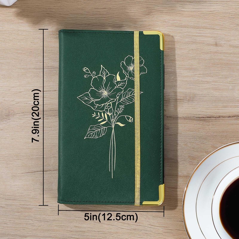 Lemmeko Server Books for Waitress, PU Leather Server Book with