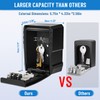 NEWIROVE Large Key Safe Wall Mounted Key Cabinet with Combination