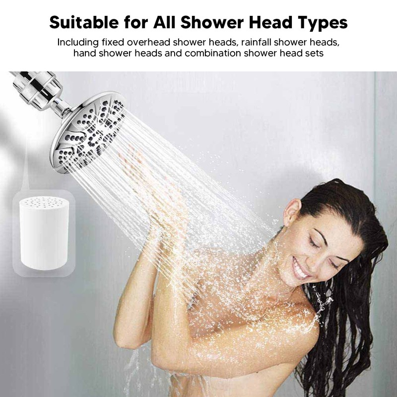 Shower Filter Rust Proof Consistent Water Flow Moisturizing Universal Showerhead