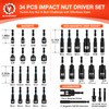 BLACKROBOT Impact Magnetic Nut Driver Set, 34-Piece Metric & SAE