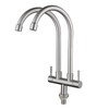 CUZRSIEYI Kitchen 304 Stainless Steel Kitchen Mixer Tap, 360° Swivel