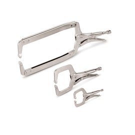 TEKTON Locking C-Clamp Set (3-Piece) | CLC91002