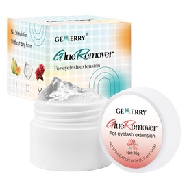 GEMERRY Eyelash Glue Remover Cream Eyelash Extension Remover Eyelash Glue Quick Acting Low Irritation Lash Remover Eyelash Extension (Rose)