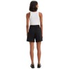 LEVIS Women's Pleated Trouser Shorts Blacks, Caviar, 29