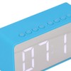 Alarm Clock Blue HD Mirror 2 in 1 Smart LED