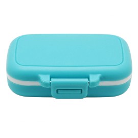 Meta-u Small Pill Box Supplement Case For Pocket Or Purse - 3 Removabl