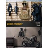 OneTigris Tactical Gear Wall Mount, Motorcycle Helmet Holder Wall Mount