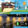 Peasur 6 Packs Solar Outdoor Lights Motion Sensor Solar Security
