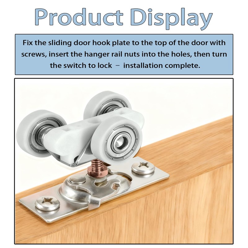H530 Sliding Pocket Door Rollers Assembly, Sliding Door Wheels Replacement