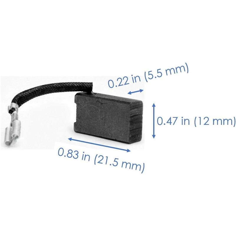 Gadgetool 381028-08 Carbon Brush Replacement for DeWalt 381028-08 & 381028-02