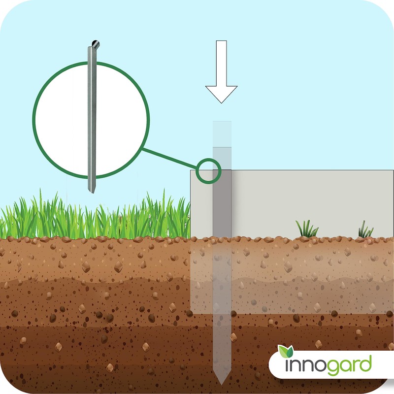 innogard 6022 - Ground Anchor for Lawn Edging Narrow -