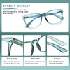 JOSCHOO 2 Pack Progressive Multifocus Computer Reading Glasses Anti Blue