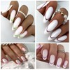 11 Sheets French Gradient Nail Art Stickers 3D Self-Adhesive French