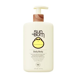 Sun Bum Daily SPF 50 - Loción corporal de protector solar de amplio espectro hidratante con vitamina E - Vegano y conforme con la Ley 104 de Hawái (si