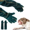 RODISHOMM 23.7" Animal Handling Gloves - Bite Proof Gloves for