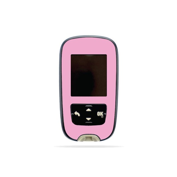 MightySkins Skin Compatible with Accu-Chek Guide - Solid Pink |