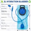 CasaCulina 2L Hydration Bladder, Water Bladder for Hiking Backpack, Leak