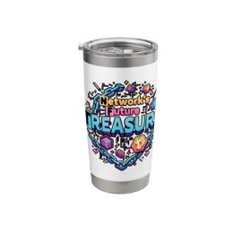 NFT Art Crypto Cryptocurrency Non-fungible Token Stainless Steel Insulated Tumbler