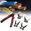 Wire Cutters Tool Steel 5 Replaceable Heads Anti Slip TPR