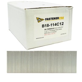 1-1/4" BRAD NAILS 18GA GALV 60,000ct | B18-114C12