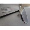 Ford 1935-1947 FORD Pickup Hinge Pin Mirror, Black Straight Arm.