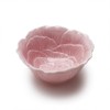 Two's Company Flower Tidbit Bowl, 6-inches Diameter, Porcelain, Pink, Set