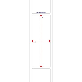 Primera Compatible 2.5" X 7" Semi Gloss Inkjet Labels. Supplied 375 Labels Per Roll. for Use with The LX900, LX810, LX800 Models.