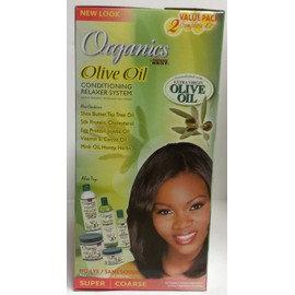 Organics Olive Oil Conditioning Relaxer System No-Lye Super Value Pack 2kits