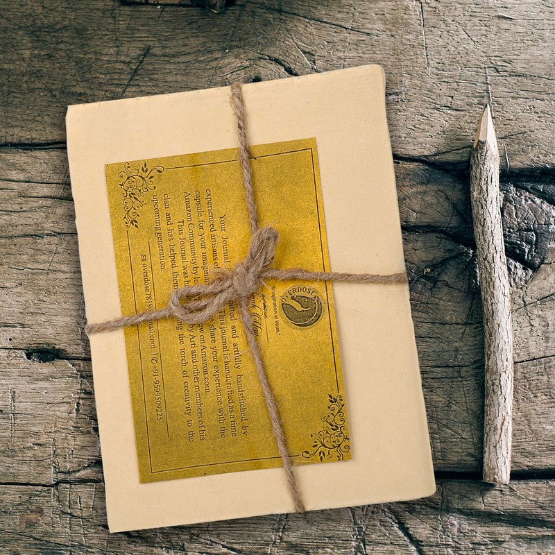 OVERDOSE Handmade Blank A4 Paper Blank Deckle Edge 50 Pack