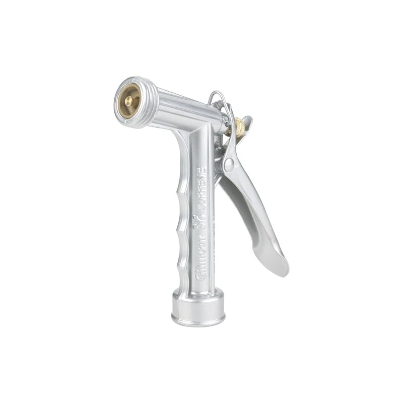 Gilmour Full Size Zinc Pistol Grip Nozzle with Threaded Front,