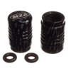 Valve Cap Set (2 Pieces) Carbon Anodised Aluminium – MZA
