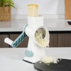 EDEFISY Cheese Grater Hand Crank Rotary Cheese Grater with Handle,3-in-1