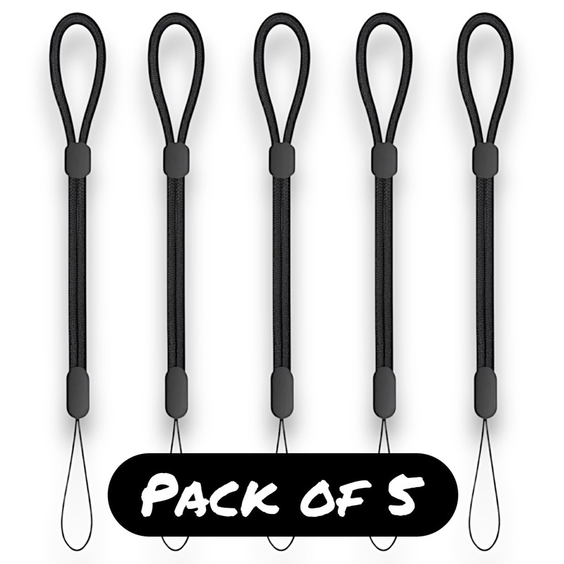 RATASK Pack of 5 Adjustable Wrist Strap Lanyard, Mobile Lanyard