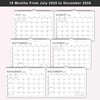 KOPEESY Wall Calendar 2025-2026, 18 Months Calendar 2025-2026 from July