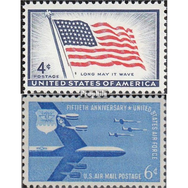 U.S. 716,717 (complete.issue.) unmounted mint/never hinged ** MNH 1957 American