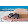 SQUAD Sunglasses for Women Adults Square Fashion with Glasses Case,