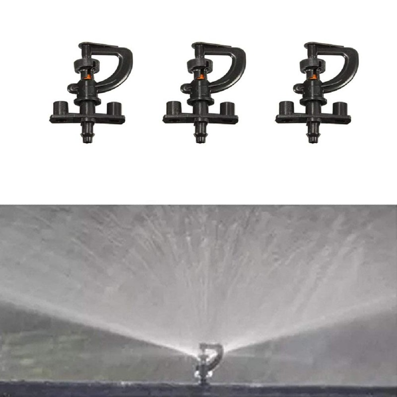 CYIOU Micro Irrigation Misting Nozzle 360 Degree Rotating Sprinkler Nozzle