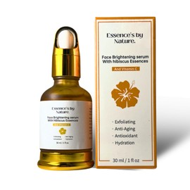 Face Brightening serum With Hibiscus Essences And Vitamin C- Moisturizes, hydrates the skin, minimizes pores, improves skin tone and firmness, reduces signs of aging, inflammation fades dark spots.