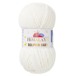 Himalaya Dolphin Baby Velvet Yarn Hand Knitting Wool 80308 Cream