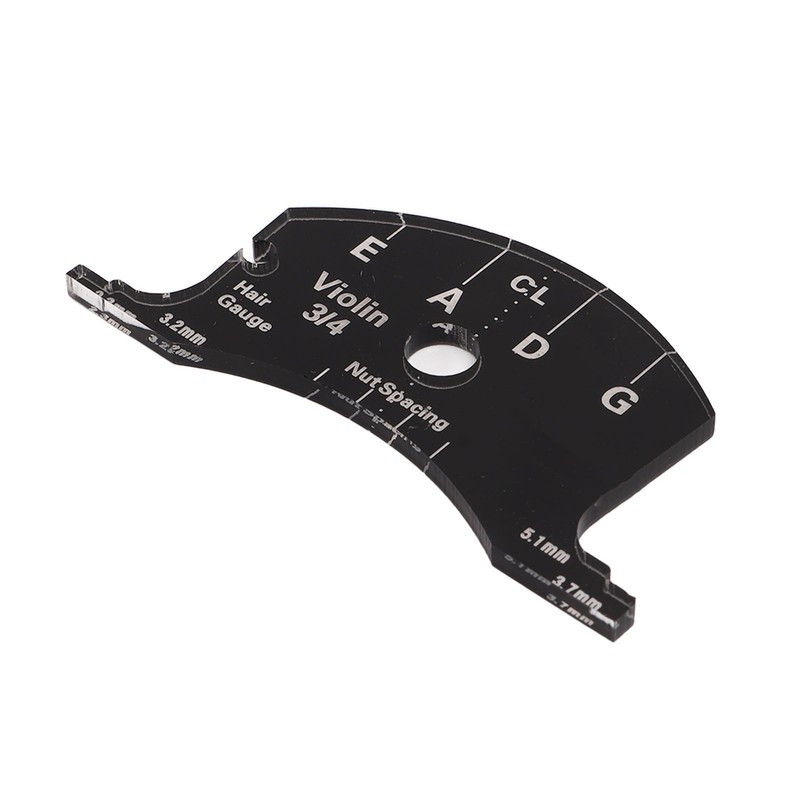 Violin Bridge Reference Tool Acrylic Accurate Violin Bridge Mold Fingerboard