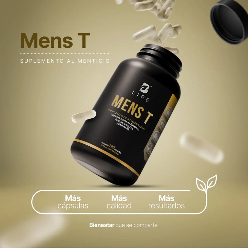 Testosterona Hombre 180 Cápsulas Fenogreco Life Sabor