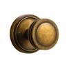 SORWDUERM 2 Pack Antique Brass Bronze Door Knobs Passage Door