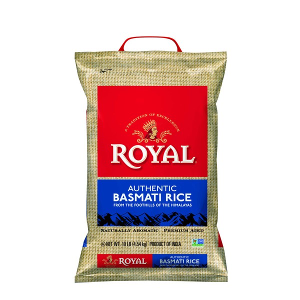 Royal White Basmati Rice, 10 Pound